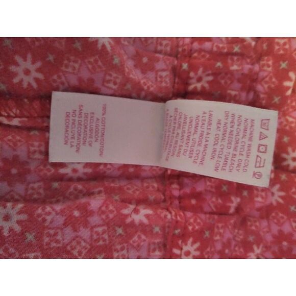 Victoria‘s Secret Printed Flannel Long PJ Red/PiNk Plaid Size Small - Picture 9 of 9